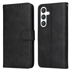 Lunso Samsung Galaxy S25 - bookcase hoesje portemonnee - Zwart