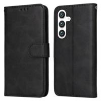 Lunso Samsung Galaxy S25 - bookcase hoesje portemonnee - Zwart