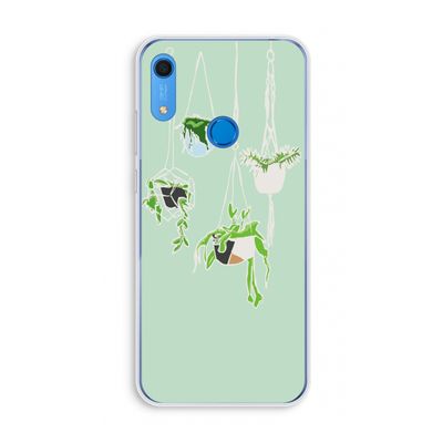 Hang In There: Huawei Y6s Transparant Hoesje