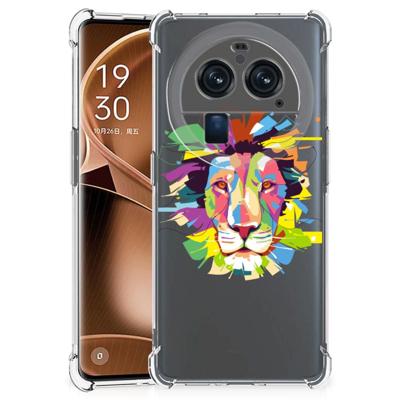 OPPO Find X6 Pro Stevig | Bumper Hoesje | Lion Color OPPO Find X6 Pro Stevig | Bumper Hoesje | Lion Color