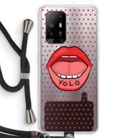Yolo Denise: Oppo A95 5G Transparant Hoesje met koord