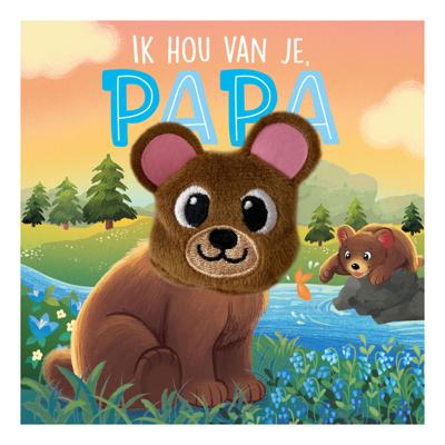 Rebo Publishers Ik hou van je, papa - vingerpopboek