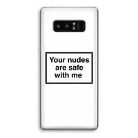 Safe with me: Samsung Galaxy Note 8 Transparant Hoesje