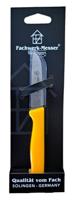 Diggers Keukenmes | 18 cm | Kunststof Handvat | Recht | RVS | Geel | Opening Handvat - DIG555