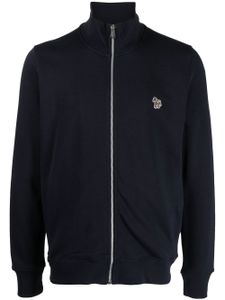 PS Paul Smith sweat à col montant zippé - Bleu