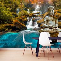 Zelfklevend fotobehang -   Oase van Boeddha , Premium Print - thumbnail