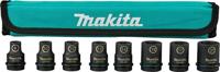 Makita Accessoires Makita krachtdoppenset impact black, 1/2" vk 8-delig