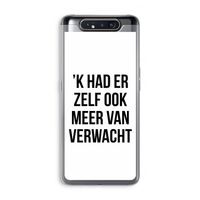 Meer verwacht: Samsung Galaxy A80 Transparant Hoesje
