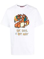 Mostly Heard Rarely Seen 8-Bit t-shirt en coton à imprimé pixelisé - Blanc