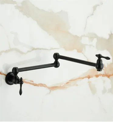 RoyalPour - Luxe Goudkleurige Uitschuifbare Pot Filler Wandkraan