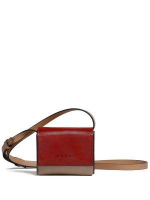 Marni sac à bandoulière colour block en cuir - Tons neutres
