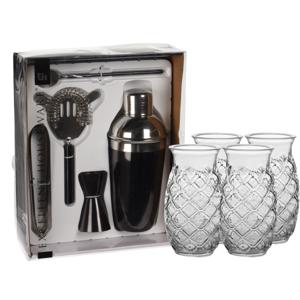 Excellent Houseware cocktails maken set 5-delig met 8x Pina Colada glazen