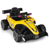 Peuter Elektrische Auto 12 V Kinder Elektrische Raceauto met Afstandsbediening Geel