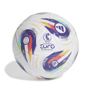 adidas Women&apos;s EURO25 League Voetbal Maat 5 Wit Paars Geel