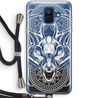 Oh Deer: Samsung Galaxy A6 (2018) Transparant Hoesje met koord