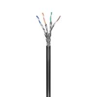 CAT 6 S/FTP buitenkabel op rol - 100m - Patch - CU - PIMF - UTP Kabel - Ethernet kabel - Internetkabel - Zwart