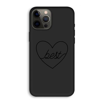 Best heart black: iPhone 12 Pro Max Biologisch afbreekbaar hoesje