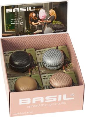 Basil Display met 4 noir bell fietsbellen
