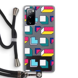 8-bit N°7: Samsung Galaxy S20 FE / S20 FE 5G Transparant Hoesje met koord
