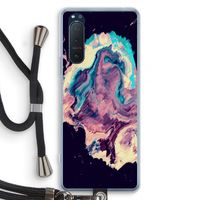 Cosmic Silence: Sony Xperia 5 II Transparant Hoesje met koord