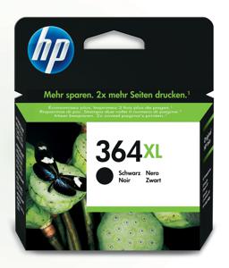 HP inktcartridge 364XL, 550 pagina's, OEM CN684EE#301, zwart, met beveiligingssysteem