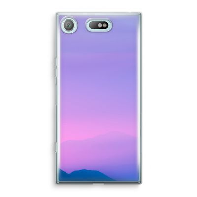 Sunset pastel: Sony Xperia XZ1 Compact Transparant Hoesje