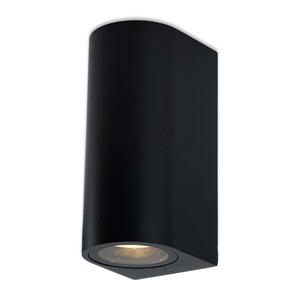 LED-wandlamp Piove zwart GU10 Up-Down
