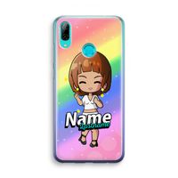 Chibi Maker vrouw: Huawei P Smart (2019) Transparant Hoesje
