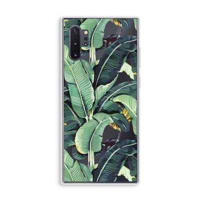 Bananenbladeren: Samsung Galaxy Note 10 Plus Transparant Hoesje