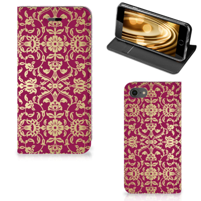 Telefoon Hoesje iPhone 7 | 8 | SE (2020) | SE (2022) Barok Pink