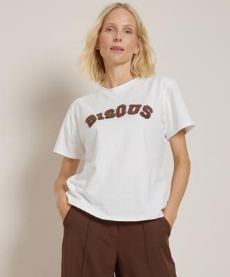 t-shirt bisous geborduurd t-shirt bisous geborduurd