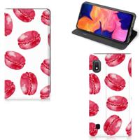 Samsung Galaxy A10 | Flip Style Cover | Pink Macarons