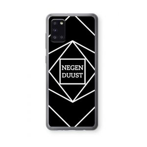Negenduust geometrisch: Samsung Galaxy A31 Transparant Hoesje