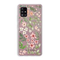 Botanical sweet flower heaven: Samsung Galaxy A51 5G Transparant Hoesje