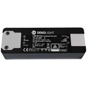 Deko Light BASIC, CC LED-driver Constante stroomsterkte 40 W 0.50 A 40 - 80 V/DC 1 stuk(s)