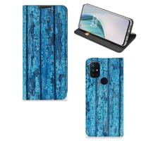 OnePlus Nord N10 5G Book | Wallet Case | Wood Blue
