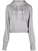 FENDI hoodie à logo - Gris