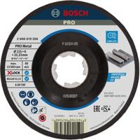 Bosch Accessoires X-LOCK Afbraamschijf Expert for Metal 115x6x22.23mm, gebogen - 1 stuk(s) - 2608619258