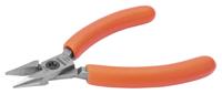 Bahco Precisiepunttang | compact | lang | oranje PVC-handgrepen | 121 mm - industrieverpakking - C3830IP