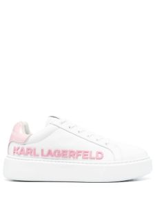 Karl Lagerfeld baskets Injekt en cuir de veau - Blanc