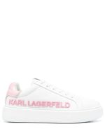 Karl Lagerfeld baskets Injekt en cuir de veau - Blanc