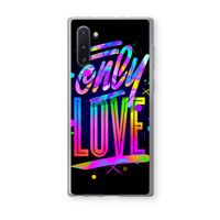 Only Love: Samsung Galaxy Note 10 Transparant Hoesje