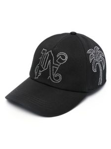 Palm Angels casquette Milano cloutée - Noir