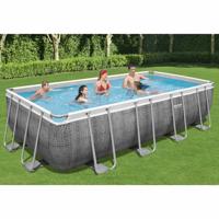 Bestway Zwembadset Power Steel rechthoekig 549x274x122 cm