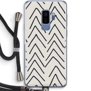 Marrakech Arrows: Samsung Galaxy S9 Plus Transparant Hoesje met koord