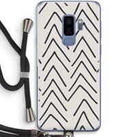 Marrakech Arrows: Samsung Galaxy S9 Plus Transparant Hoesje met koord
