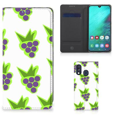 Samsung Galaxy A40 | Flip Style Cover | Druiven