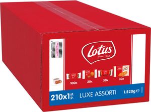 Lotus koeken Luxe Assorti, assortiment van 210 koekjes