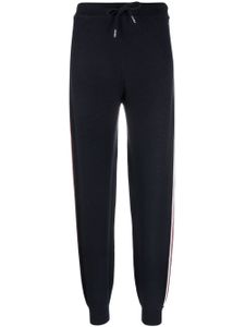 Tommy Hilfiger pantalon de jogging à bandes latérales - Bleu