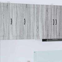 Keukenkast met plank Grijs Sonoma 50 x 31 x 80 cm Bewerkt hout